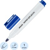 Маркер для сухостираемых досок ВЫБОР ЕСТЬ, 5мм, синий, круглый наконечник (257243)