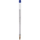 Ручка шариковая ATTOMEX, 0,7 мм, пластик, прозрачный корпус,  синий, (5073306)