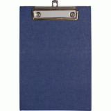 Клипборд (планшет) А5 deVENTE, картон+ПВХ, с зажимом, синий  (3034800)