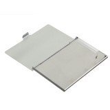 Визитница CALLIGRATA, металлическая, горизонтальная, серебристая (116367)