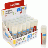 Клей-карандаш deVENTE, 15 г, PVP-основа, гелевый, кристально-прозрачный (4042053) Клей-карандаш deVENTE, 15 г, PVP-основа, гелевый, кристально-прозрачный (4042053)