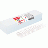 Пружины для переплета пластиковые deVENTE, 32мм, белые, 50шт/уп. (4125709)