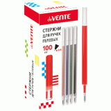 Стержень гелевый deVENTE, 130 мм, d=0,5 мм, красный (ЦЕНА ЗА 100 ШТ) (5053702) 