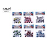 Набор для творчества MAZARI №17 ПОДВИЖ.ГЛАЗКИ С РЕСН.,20шт,20мм (M-9991)