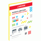 Бумага офисная цветная deVENTE A4 50л/пач 80 гр интенсив желтый (2072416)