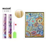 Блокнот MAZARI 14,5 х 20 см, 56л., с орнаментом на обложке для частичной выкладки стразами( M-10743) Блокнот MAZARI 14,5 х 20 см, 56л., с орнаментом на обложке для частичной выкладки стразами( M-10743)