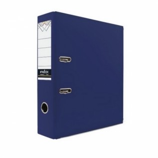 Регистратор INDEX А4, 80мм, PP, темно-синий (24/24) (IND 8/24 PVC NEW ТС) (C25231)
