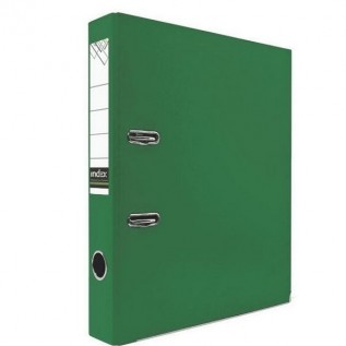 Регистратор INDEX А4, 50мм, PP, зеленый (30/30) (IND 5/30 PVC NEW ЗЕЛ) (C25219)
