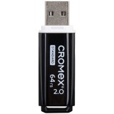 Флеш-драйв USB CROMEX (КРОМЕКС) STANDARD 64GB,  USB 2.0, черный (514160)