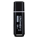 Флеш-драйв USB CROMEX (КРОМЕКС) STANDARD 64GB,  USB 2.0, черный (514160)