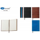 Ежедневник BASIR, А5., 136л, кожзам, на резинке (MC-6446) Ежедневник BASIR, А5., 136л, кожзам, на резинке (MC-6446)