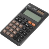 Калькулятор карманный DELI EM120, 12-разрядный, темно-серый, 118x70х11 мм (1552689)