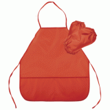 Фартук deVENTE, 45*54см, водоотталкивающая ткань, 3 кармана, нарукавники, красный (7042608)