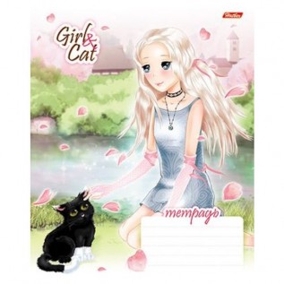 Тетрадь А5 12 л. клетка ХАТБЕР 