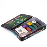 Набор для покера 300 фишек, 2 колоды карт, сукно, с номиналом, 65x36 см (9225157)