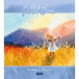 Скетчбук тетрадь А5 80л. ХАТБЕР PREMIUM, 