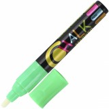Меловой маркер FLEXOFFICE 2,5 мм, с ластиком, зеленый (FO-CM01 GREEN)