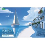 Альбом для рисования ХАТБЕР А4 24 л. 