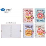 Блокнот детский BASIR 48л. 18х12,7см. 