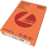 Бумага цветная LAMARK, А4, 500л., 75г/м, оранжевый (CC-40) (014_0000005)