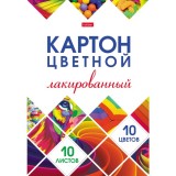 Набор цветного картона А4 ХАТБЕР Набор цветного картона А4 ХАТБЕР