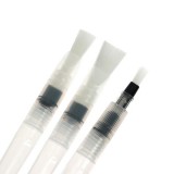 Набор кистей кллиграф. 3 шт (№ 4, 7, 10), нейлон, плоская, с резервуаром (2887410)