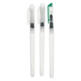 Набор кистей кллиграф. 3 шт (№ 4, 7, 10), нейлон, плоская, с резервуаром (2887410)