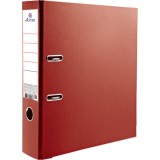 Регистратор ATTOMEX  А4, 75мм.pvc разобр, метал.окан-ка, наварной карман, красная (3093308)