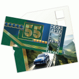 Открытка-конверт для денег премиум КВАДРА 