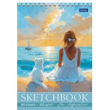 Скетчбук-блокнот А5, 80л. ХАТБЕР Скетчбук-блокнот А5, 80л. ХАТБЕР
