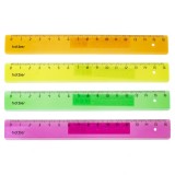 Линейка пластиковая HATBER, флуоресцентная ассорти 16см (MNp_16099) (037132) Линейка пластиковая HATBER, флуоресцентная ассорти 16см (MNp_16099) (037132)