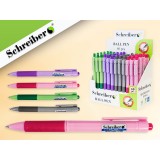 Ручка шариковая автоматическая SCHREIBER, 0,7мм, с гриппом, синяя (S 222)