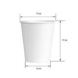 Стаканы одноразовые OfficeClean 250мл, набор 50шт., бумажные однослойные,белые, хол/гор (306579) Стаканы одноразовые OfficeClean 250мл, набор 50шт., бумажные однослойные,белые, хол/гор (306579)