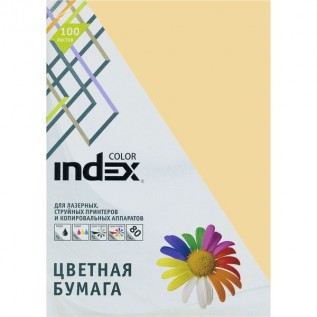 Бумага INDEX COLOR A4 100л/пач 80 гр, песочный (IC16/100) (00-00019694)
