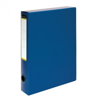 Короб архивный А4 inФОРМАТ, 56 мм, пластиковый, синий (4) (NB6356B) (056031)