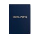 Книга канцелярская А4 inФОРМАТ, 96л. клетка, офсет, бумвинил, синий (10) (KYA4-BV96K) (070795)