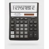 Калькулятор настольный SKAINER SK-777XBK, 12 разрядный., пластик, 157x200x32мм, черный (10/40) (SK-7