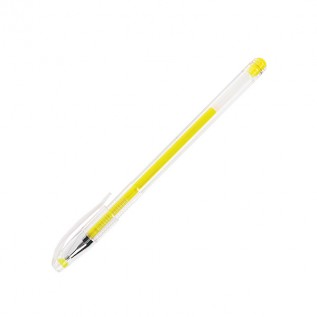 Ручка гелевая CROWN, 0,7мм, желтая (HJR-500/ж) (011350)
