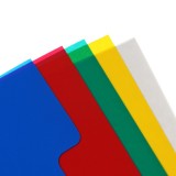 Разделители А5 OFFICE-2000, пластик 120мкм, 5л, цветные (3624673)