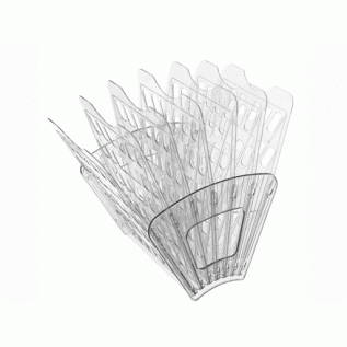 Лоток вертикально-горизонтальный СТАММ, пластиковый, 7ми секционный на 6 отд., прозрачный (12) (ЛТ43