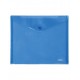 Папка-конверт на кнопке А5 ХАТБЕР, 180мкм, 243*210мм, пластиковая, синяя (AKk_15102) (010736)