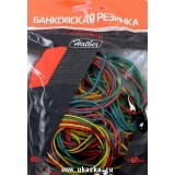 Резинка банковская ХАТБЕР, 100г, 6см, ассорти (1/0/0) (PR_10060) (040699)