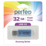 Флеш-драйв USB PERFEO Е01, 32Gb, blue economy series (30 012 237)(PF-E01N032ES)