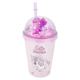 Стакан с трубочкой 