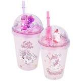 Стакан с трубочкой 