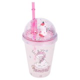 Стакан с трубочкой 