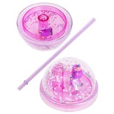 Стакан с трубочкой 