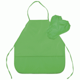 Фартук deVENTE, 45*54см, водоотталкивающая ткань, 3 кармана, нарукавники, зеленый (7042000)