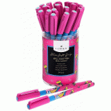 Ручка шариковая маслян LOREX NEON MADNESS SLIM SOFT GRIP 0,5 мм. синий (220956) (LXOPSSG-NM1)