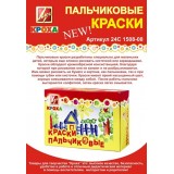 Краски пальчиковые ЛУЧ, 6цв. (40мл.) (12) (24С 1508-08)